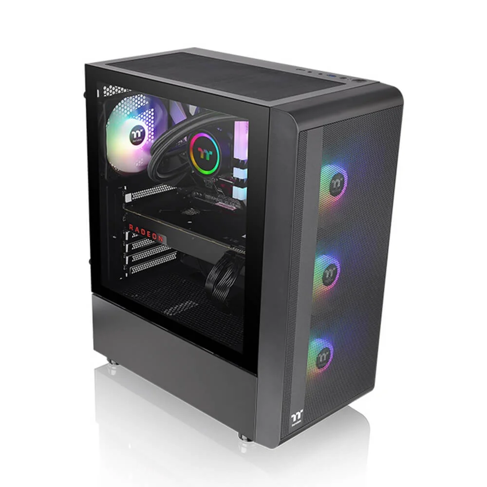 Gabinete Gamer Tt S200 TG, Mid Tower, Com Fonte 650W, ARGB, Preto - Ca-3x2-65m1wz-00 Gabinete Gamer Tt S200 TG, Mid Tower, Com Fonte 650W, ARGB, Preto - Ca-3x2-65m1wz-00