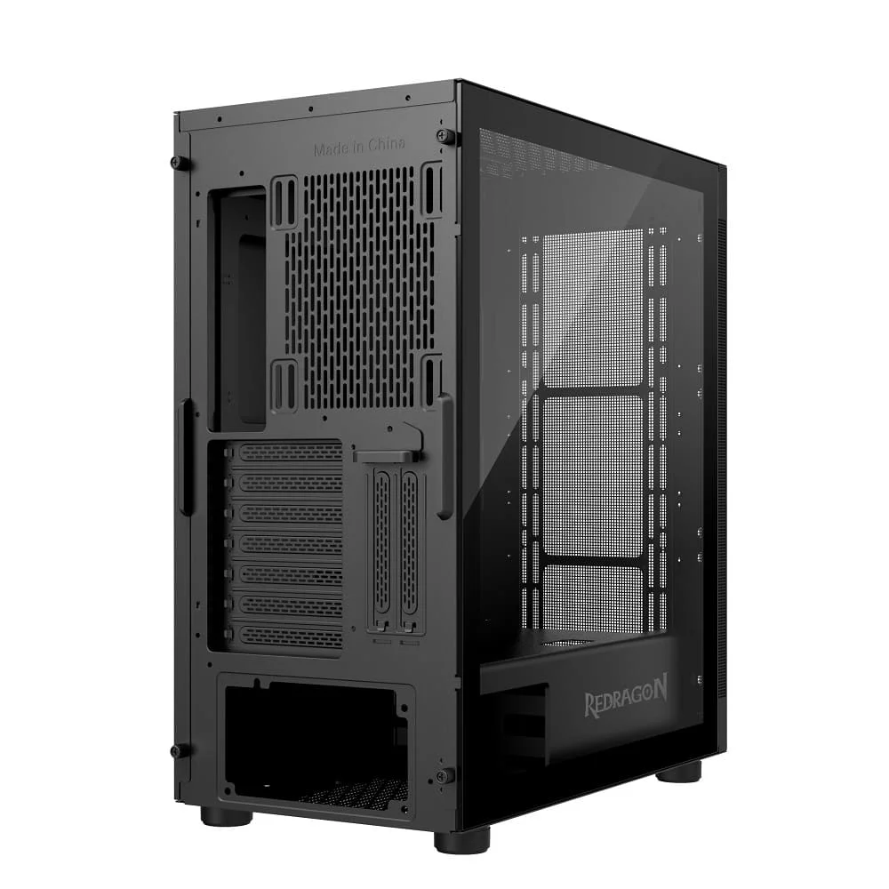 Gabinete Gamer Redragon, Mid Tower, Sem Fonte, Ca-603b, Aeroflow - Preto Gabinete Gamer Redragon, Mid Tower, Sem Fonte, Ca-603b, Aeroflow - Preto