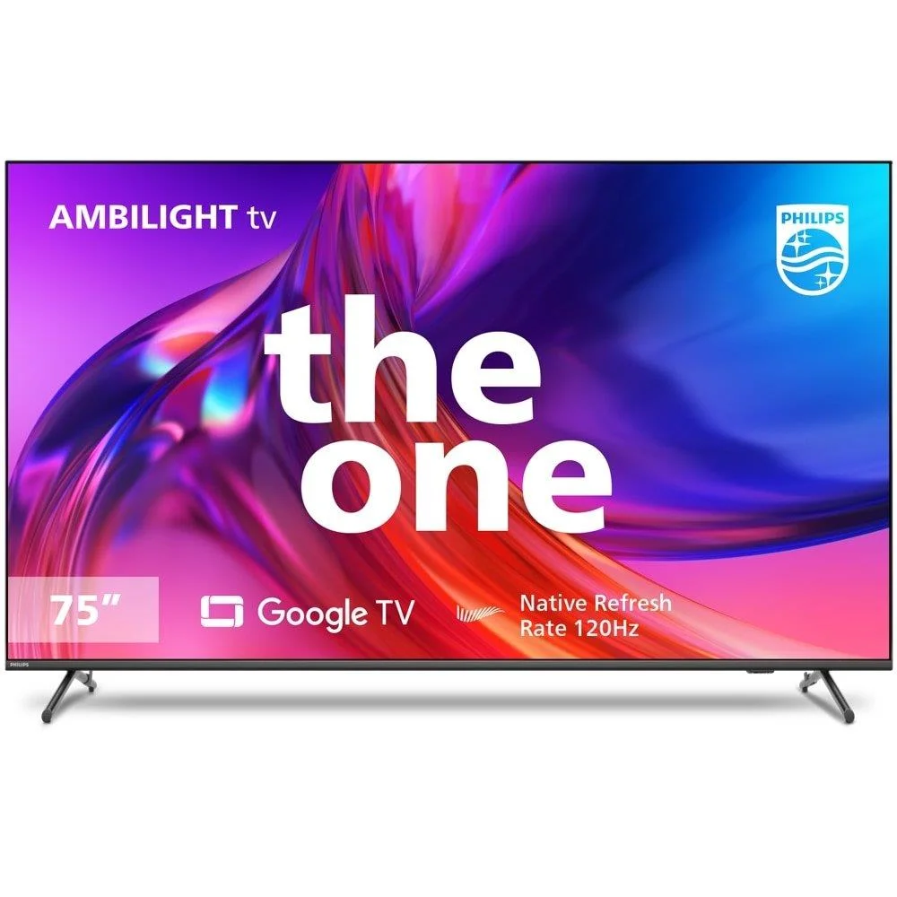 Smart Tv 75 Polegadas Philips LED 4K UHD, 4 HDMI, 2 USB, Wi-Fi, 120Hz, Ambilight - 75pug8808/78 Smart Tv 75 Polegadas Philips LED 4K UHD, 4 HDMI, 2 USB, Wi-Fi, 120Hz, Ambilight - 75pug8808/78