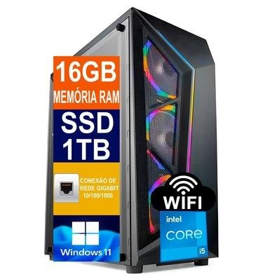 Pc Gamer Intel I512400 16GB DDR5 SSD 1TB KaBuM