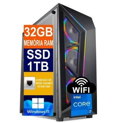 Pc Gamer I712700k 32GB DDR4 SSD 1TB KaBuM