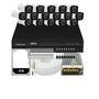 Kit 16 Câmeras Full HD 20m + Dvr Intelbras 16 Canais H.265 + HD 3TB