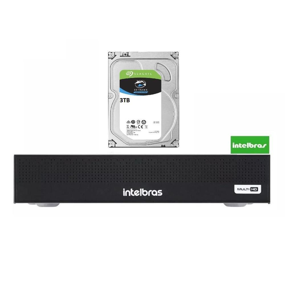 Kit 16 Câmeras Full HD 20m + Dvr Intelbras 16 Canais H.265 + HD 3TB Kit 16 Câmeras Full HD 20m + Dvr Intelbras 16 Canais H.265 + HD 3TB