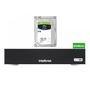 Kit 16 Câmeras Full HD 20m + Dvr Intelbras 16 Canais H.265 + HD 3TB
