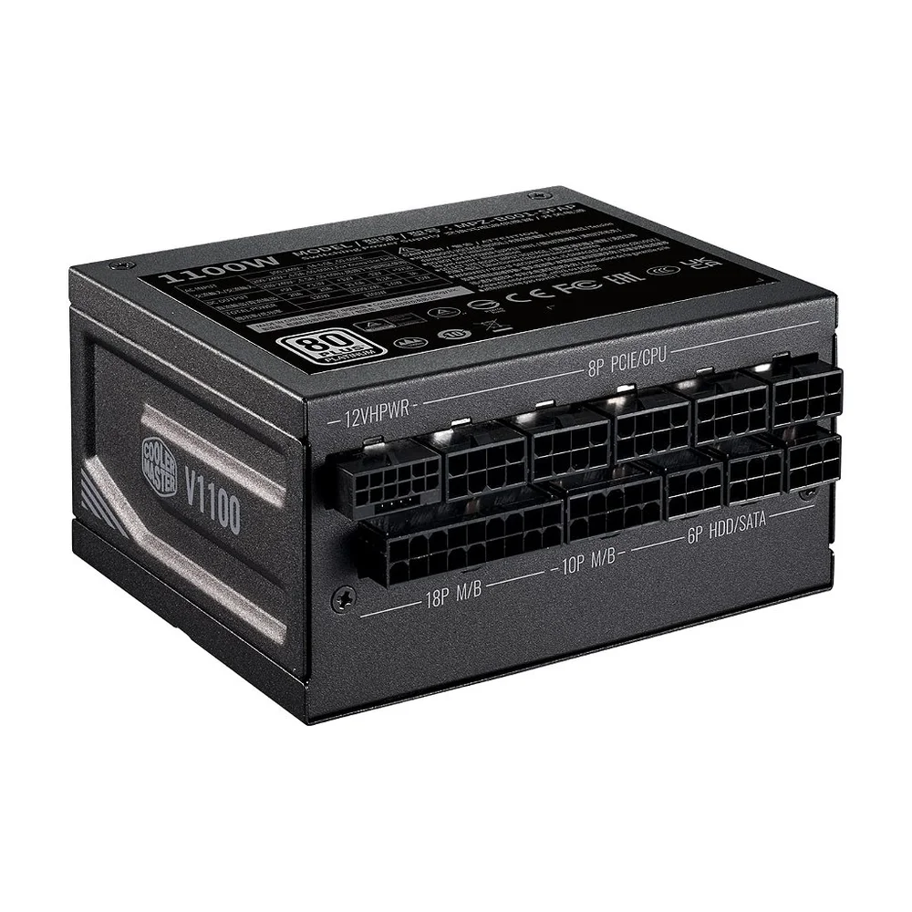 Fonte Cooler Master V1100 Platinum Sfx, Full-modular, 80 Plus Platinum, Com Suporte Pcie 5.0 - 1100w Fonte Cooler Master V1100 Platinum Sfx, Full-modular, 80 Plus Platinum, Com Suporte Pcie 5.0 - 1100w
