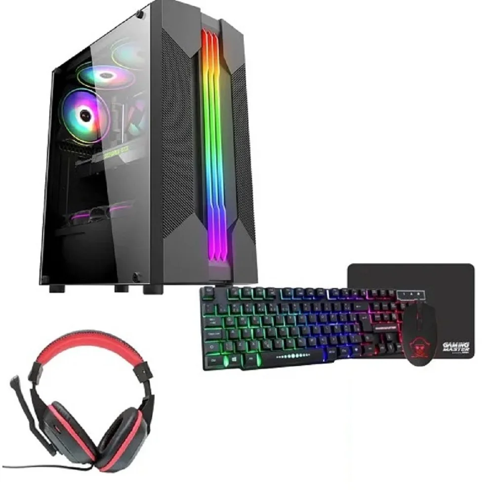 PC Gamer Balão.info Intel Core I7, SSD 960GB, Memória 16GB, VGA Gt730 4GB, Windows 10 Pro Trial + Teclado E Mouse + Mouse Pad + Headset