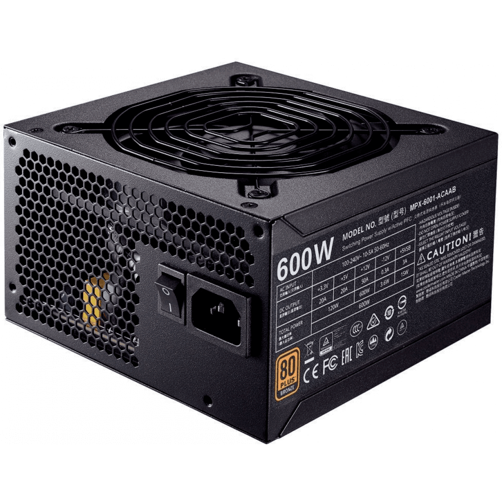 Fonte Para PC Cooler Master 600w KaBuM