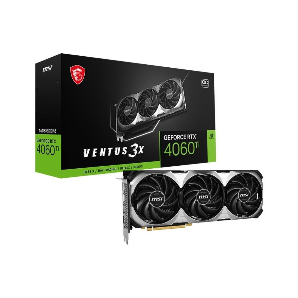 Placa de Vídeo RTX 4060 Ti Nvidia Msi Ventus 3x