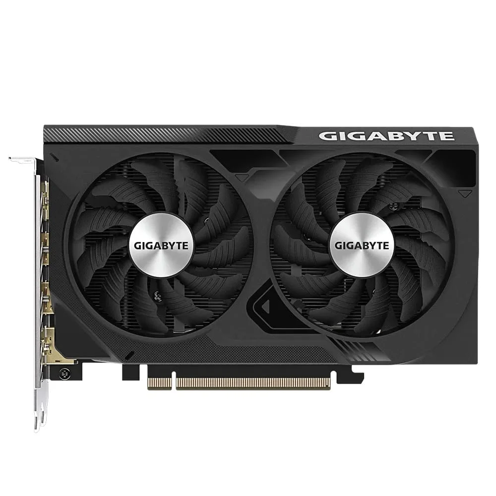 Placa De Vídeo RTX 4060 Windforce Oc Gigabyte NVIDIA Geforce, 8GB, GDDR6, Dlss, Ray Tracing, Gv-N4060wf2oc-8gd
