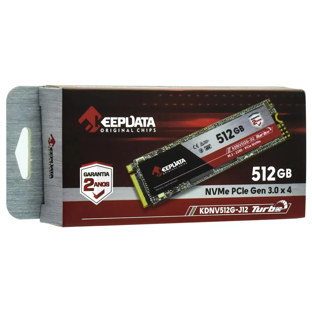 SSD 512GB Keepdata M2 2280 Pcie Gen3x4 Nvme KaBuM
