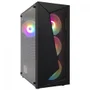 Gabinete Gamer Duex, Vidro Temperado, M-ATX, ITX, 4 Fans, Preto - Dx305m-rgb-fan