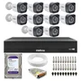 Kit 10 Câmeras Segurança Intelbras TF 1220 B, FULL HD + DVR Intelbras, 16 Canais + HD 500GB