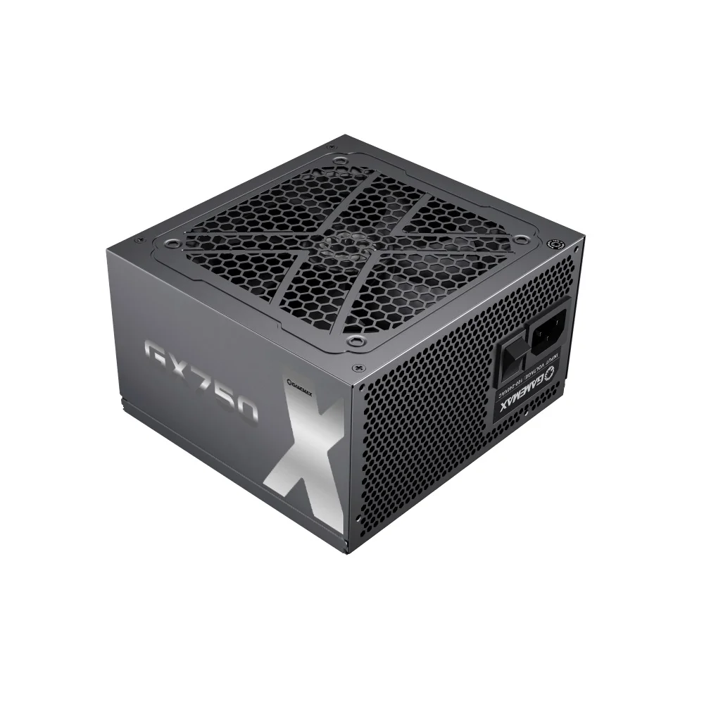 Fonte ATX Gamemax Gx750, 750W, 80 Plus Gold, Full Modular, Pfc Ativo, Black - Gx750mbkv1s7710br Fonte ATX Gamemax Gx750, 750W, 80 Plus Gold, Full Modular, Pfc Ativo, Black - Gx750mbkv1s7710br
