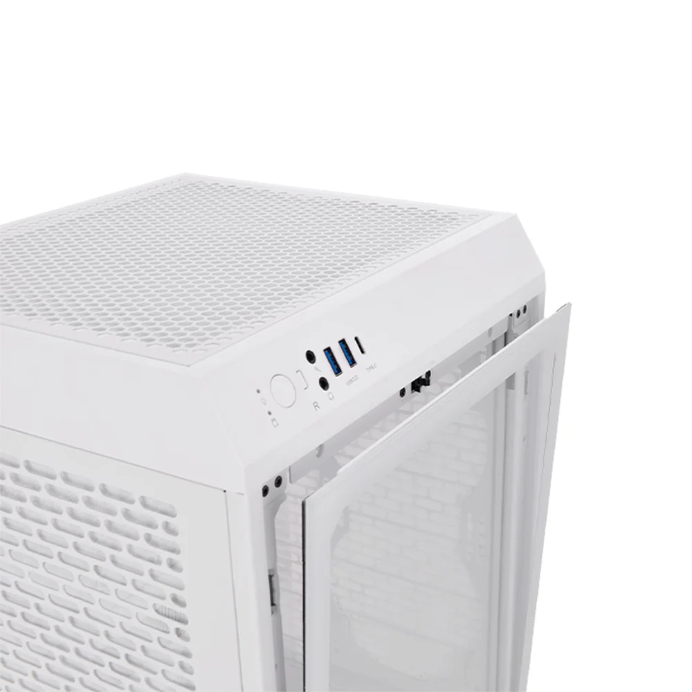 Gabinete Tt The Tower 200, Branco, Mini Tower Tg - Ca-1x9-00s6wn-00