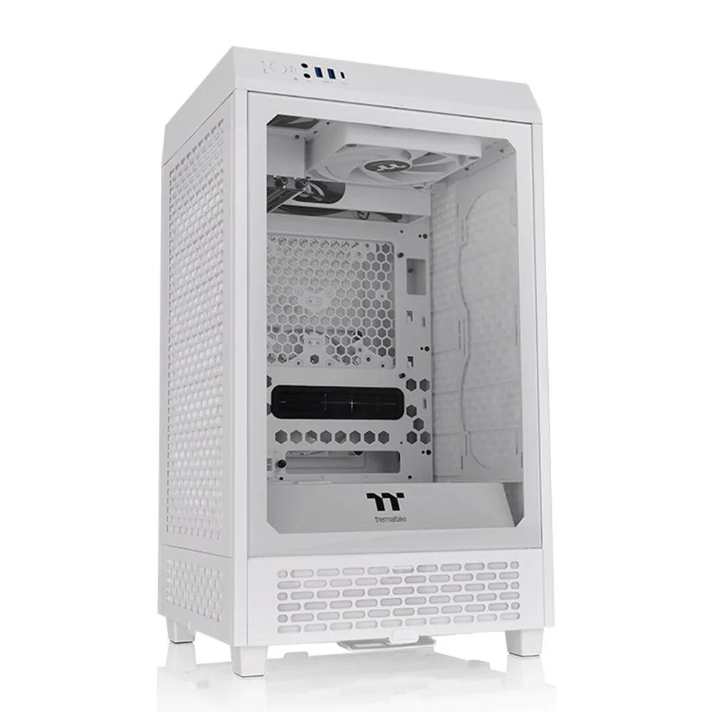 Gabinete Tt The Tower 200, Branco, Mini Tower Tg - Ca-1x9-00s6wn-00