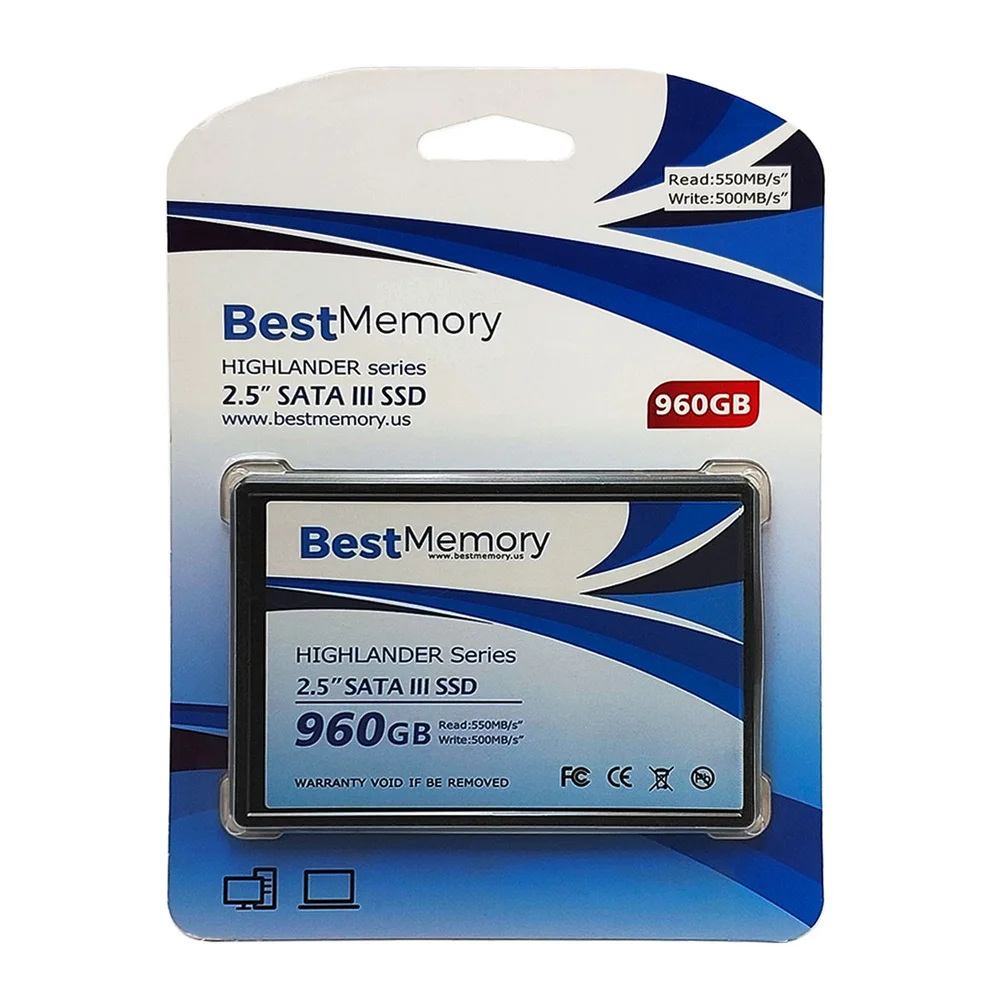 2.5インチSSD 960GB SSD 960GB Best Memory Highlander Series KaBuM