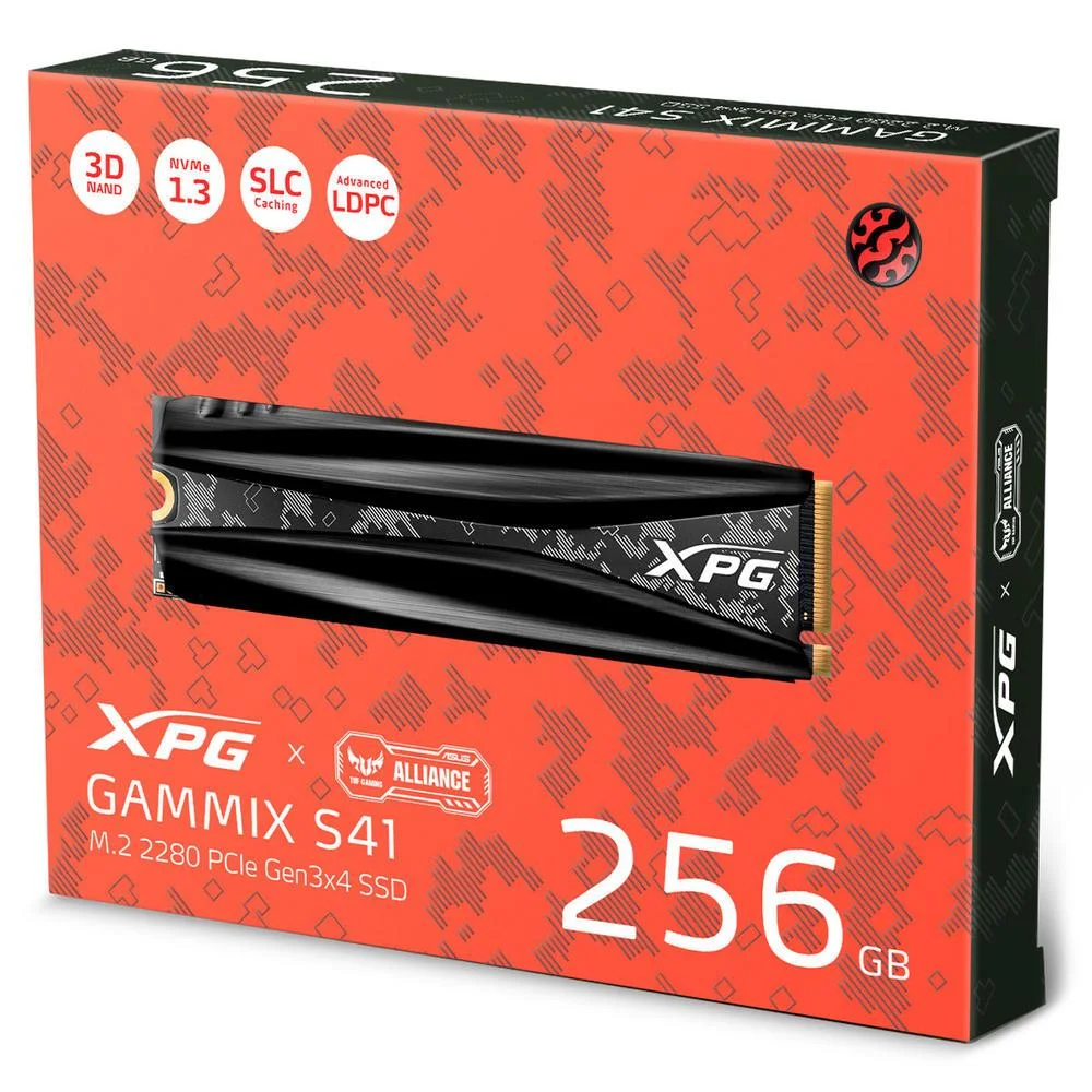 SSD Adata M2 256GB Xpg Gammix S41 KaBuM
