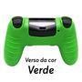 Capa Capinha Case Skin Para Controle De Ps4 Playstation 4 Cor: Verde