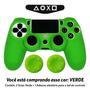 Capa Capinha Case Skin Para Controle De Ps4 Playstation 4 Cor: Verde