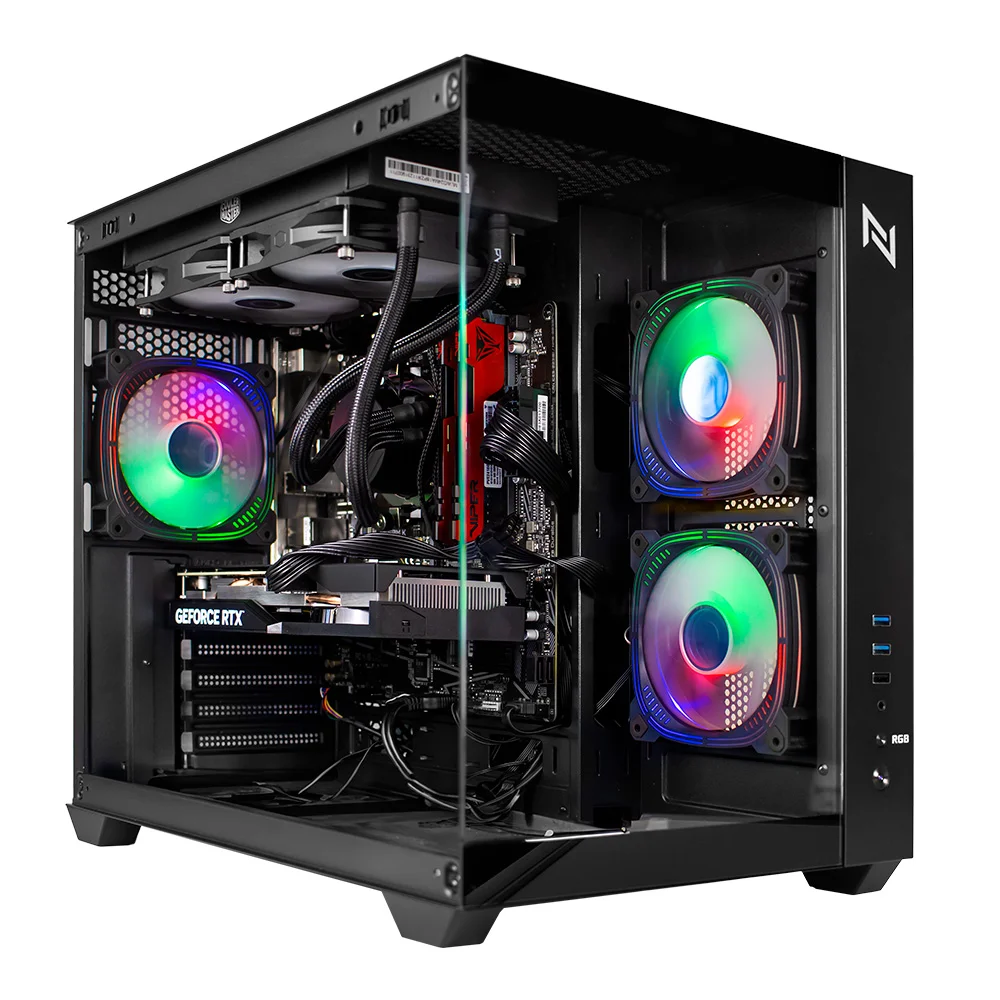 PC Gamer Neologic Aquarium, AMD Ryzen 5-5600g, 16GB RAM, Radeon Vega 7 Integrado, SSD 480GB M.2, Fonte 500W 80 Plus, Windows 11 - Nli86303