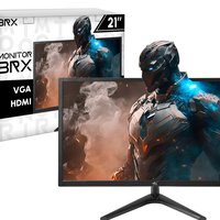 Monitor Gamer BRX, LED, Tela  21", 60Hz, HDMI, VGA, Widescreen