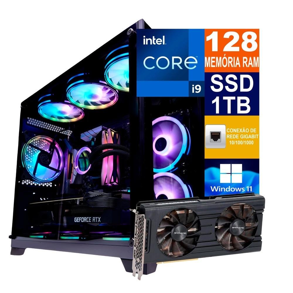 PC Gamer Intel I9 14900kf KaBuM