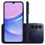 Smartphone Samsung Galaxy A15, 128GB, 4GB RAM, Câmera Traseira Tripla 50MP + Selfie 13MP, Tela 6.5", 4G, Azul Escuro
