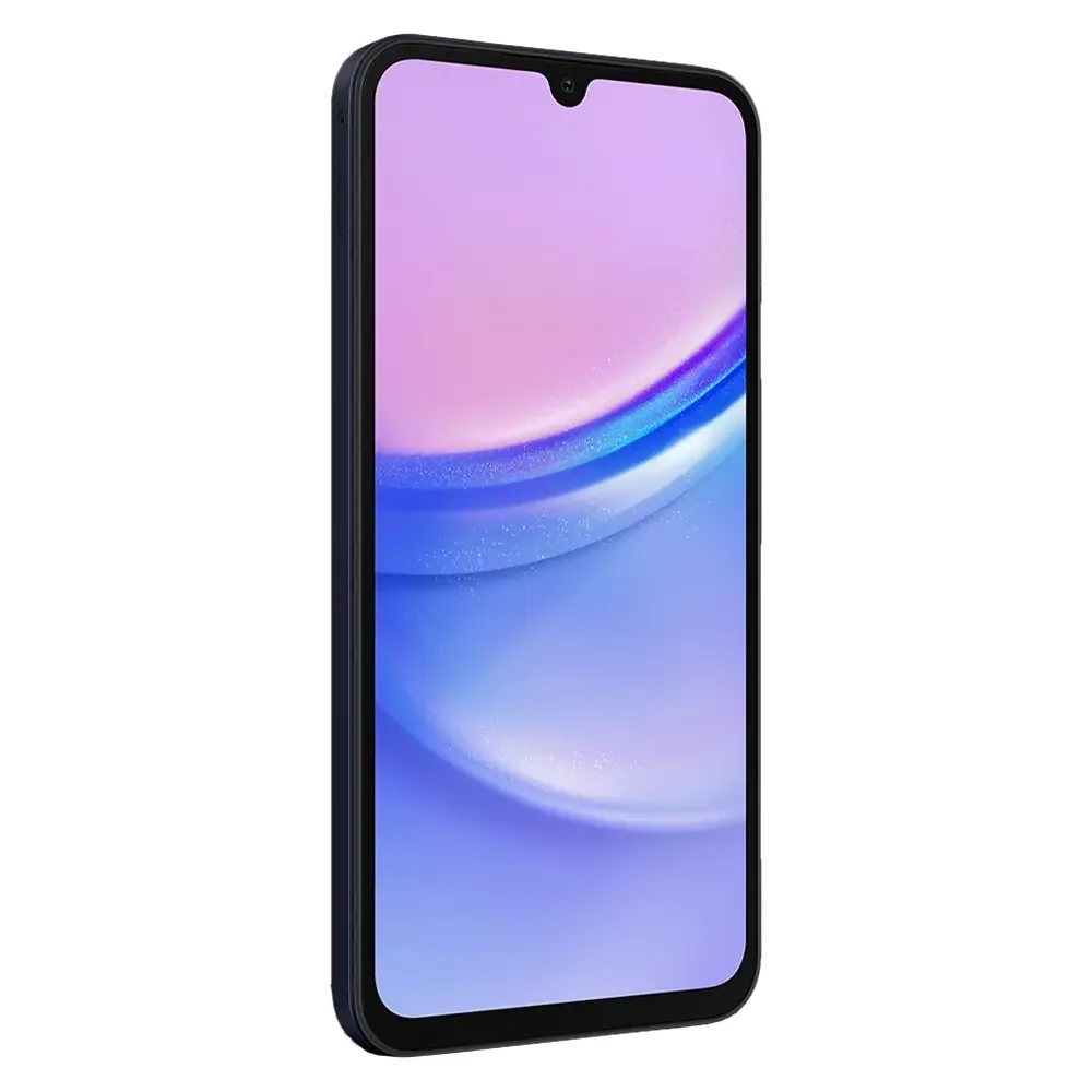 Smartphone Samsung Galaxy A15, 128GB, 4GB RAM, Câmera Traseira Tripla 50MP + Selfie 13MP, Tela 6.5", 4G, Azul Escuro Smartphone Samsung Galaxy A15, 128GB, 4GB RAM, Câmera Traseira Tripla 50MP + Selfie 13MP, Tela 6.5", 4G, Azul Escuro