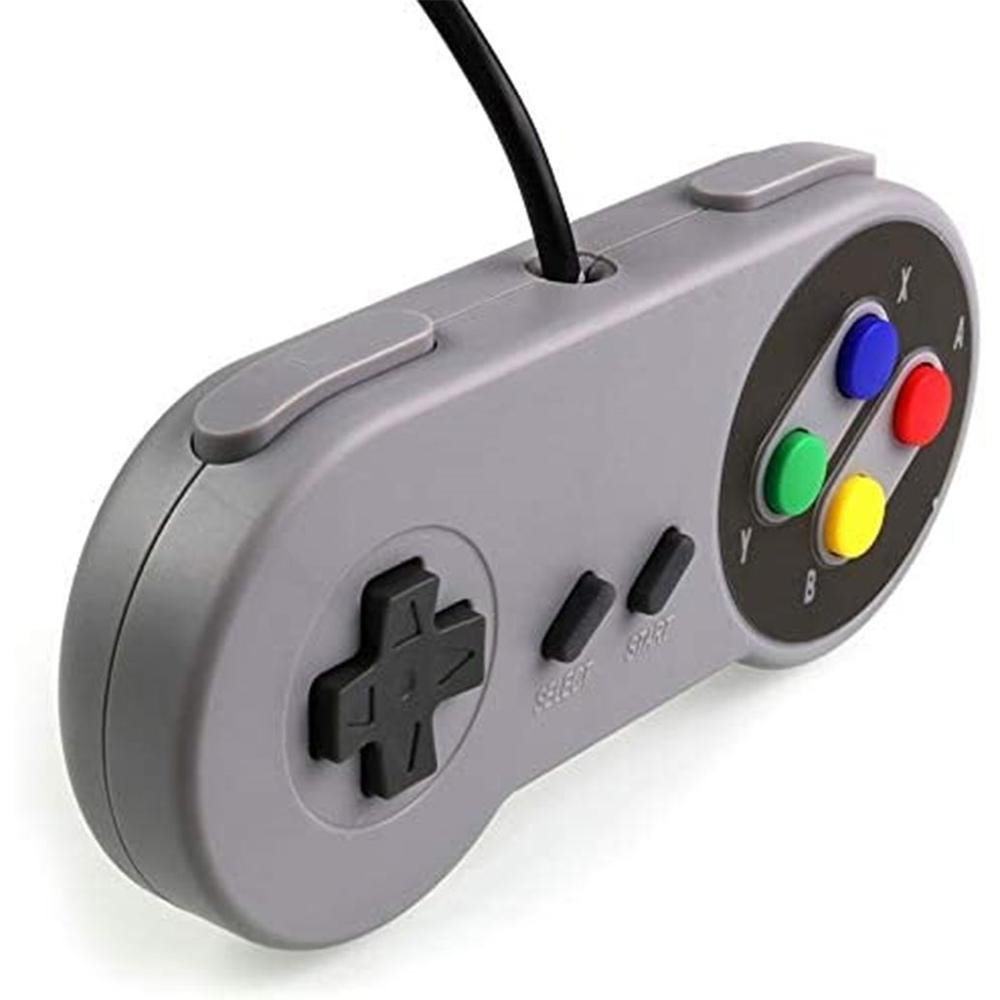 Controle USB, Snes Super, Para Pc Raspberry, Mac Linux