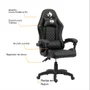 Cadeira Gamer Fox Vulpes, Até 110Kg,  Com Almofadas, Com Ajuste, Reclinável, Preto