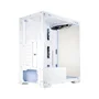 Gabinete Gamer K-mex Aqua Poseidon, Mid Tower, Vidro Temperado, ATX, Branco - Cgw1g4