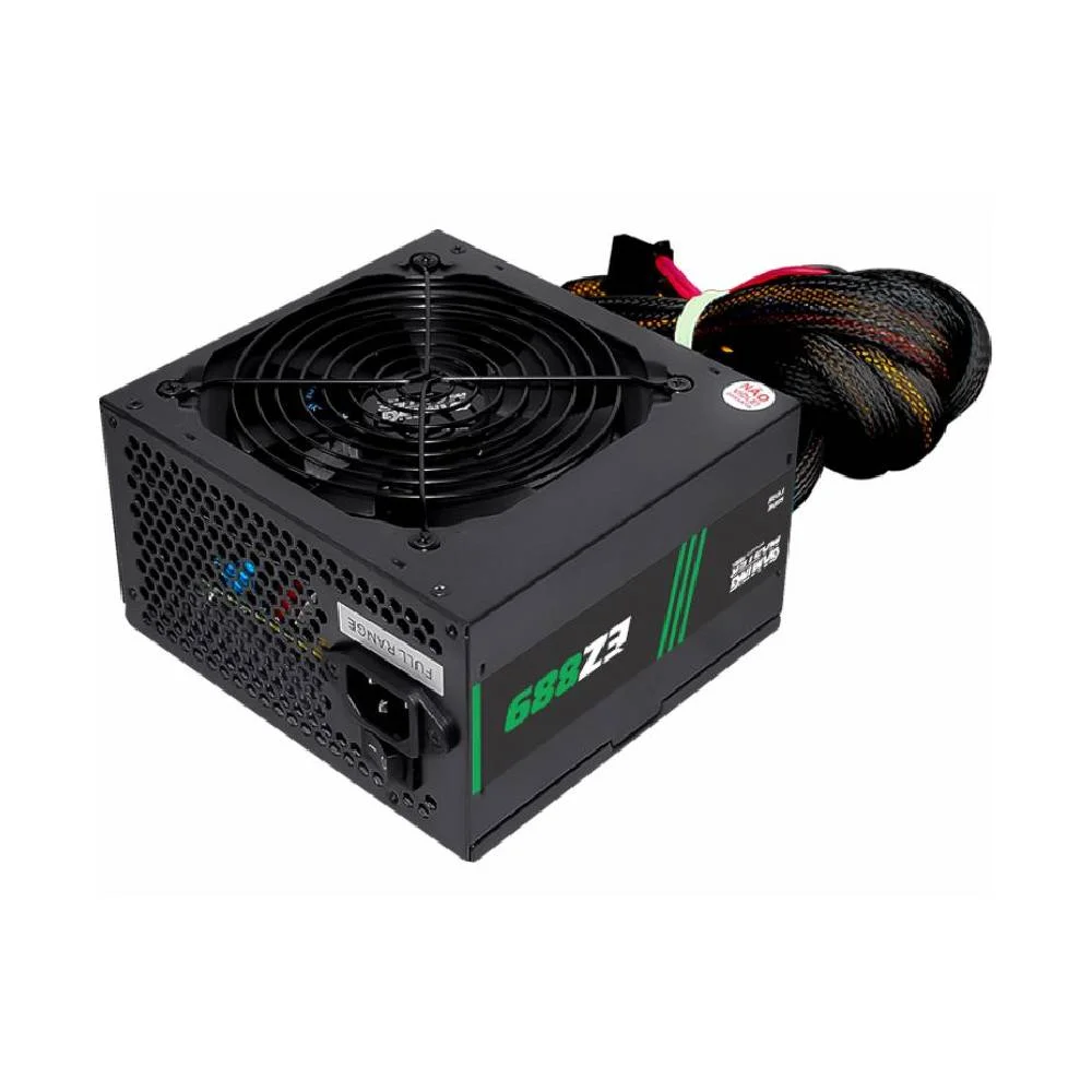 Fonte Alimentação Gamer 500w K-mex, 80 Plus, Automática, Bivolt - Ez889 Fonte Alimentação Gamer 500w K-mex, 80 Plus, Automática, Bivolt - Ez889