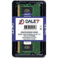Memória Dale7, 16GB, 5200Mhz, DDR5, Notebook 1.1v