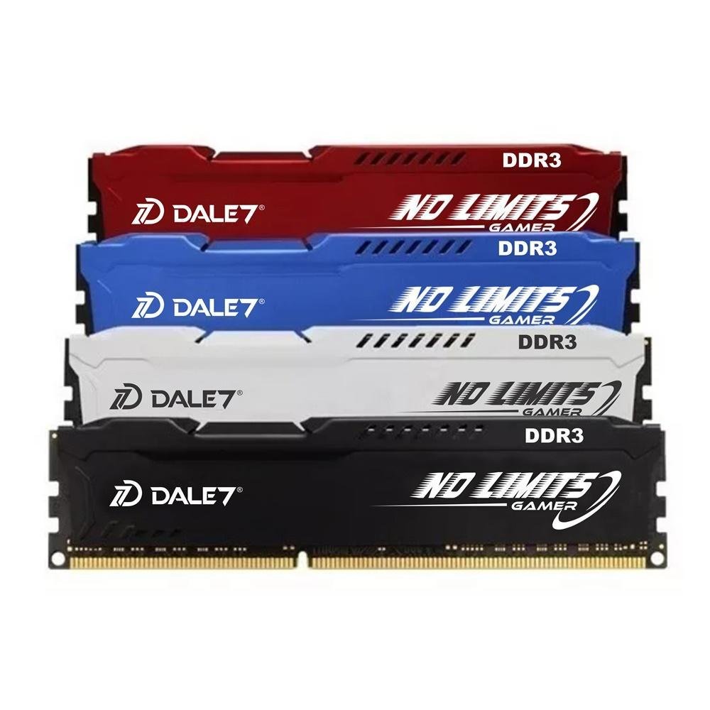 Memória Gamer Dale7 No Limit, 4GB, 1866Mhz, DDR3, Desktop, Azul Memória Gamer Dale7 No Limit, 4GB, 1866Mhz, DDR3, Desktop, Azul