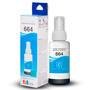 Refil De Tinta T664 Original Ciano Para L365  L210 L396