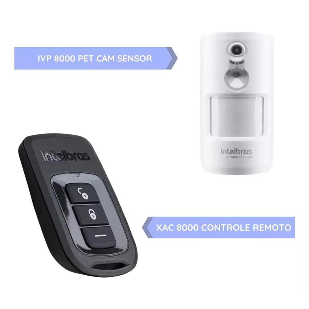 Kit Amt 8000 S/ Fio Sensores Gprs Teclado E Sirene Intelbras