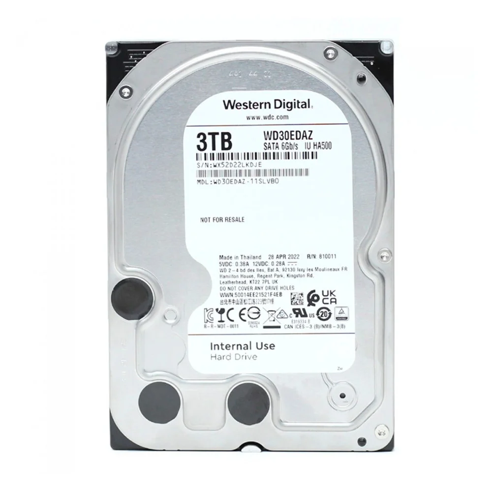 HD WD Blue 3TB 35 SATA III 6 GBs Wd30edaz KaBuM