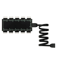Hub Asus, Multi RGB 12v, 4 Pinos Divisor RGB, Até 10 Fans