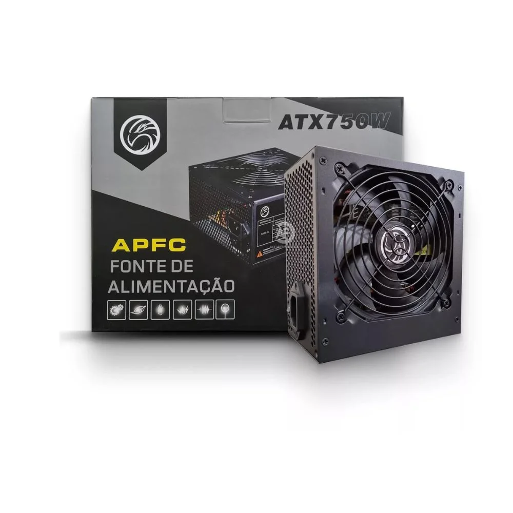 Fonte Alimentação Atx 750w Apfc Bpc/750apfc Fonte Alimentação Atx 750w Apfc Bpc/750apfc