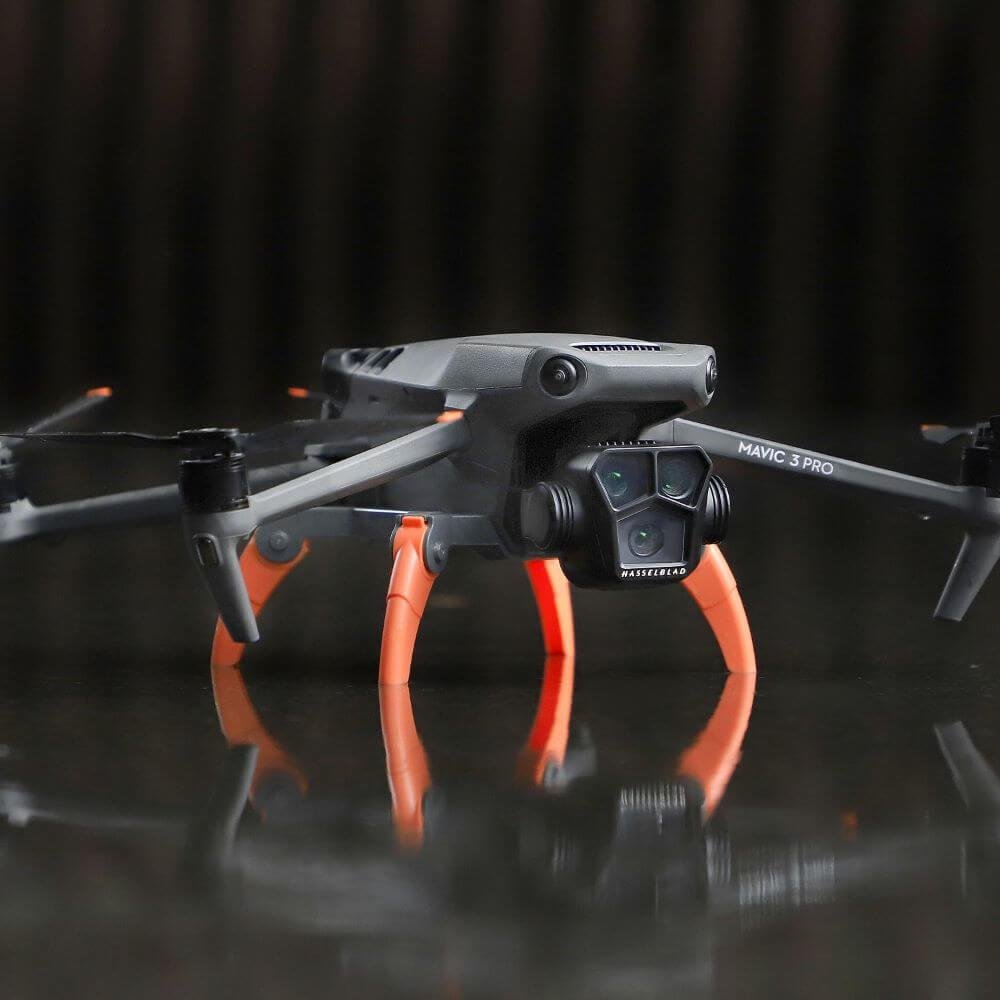 Trem De Pouso Para Drone Dji Mavic 3 Pro - Sunnylife Cor Laranja