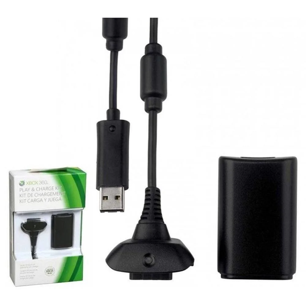 Carregador E Bateria Para Controle XBOX 360 Carregador E Bateria Para Controle XBOX 360