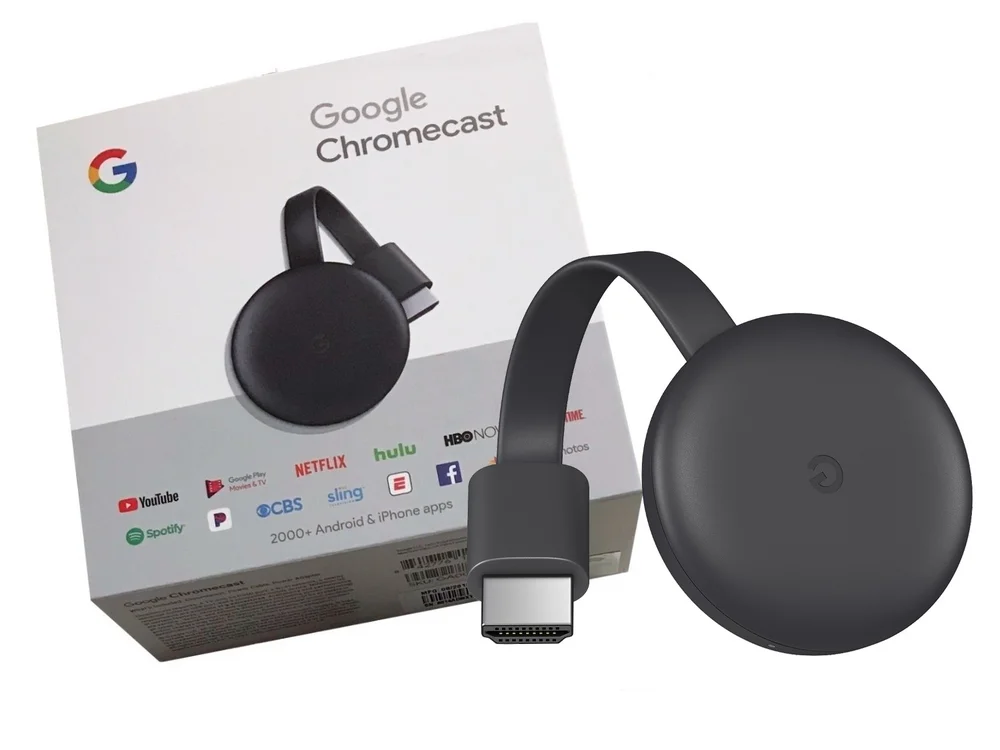 Google Chromecast 3ª Geração Full Hd Carvão