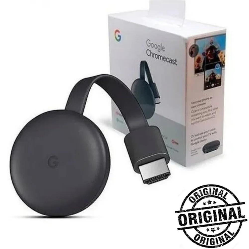 Google Chromecast 3ª Geração Full Hd Carvão