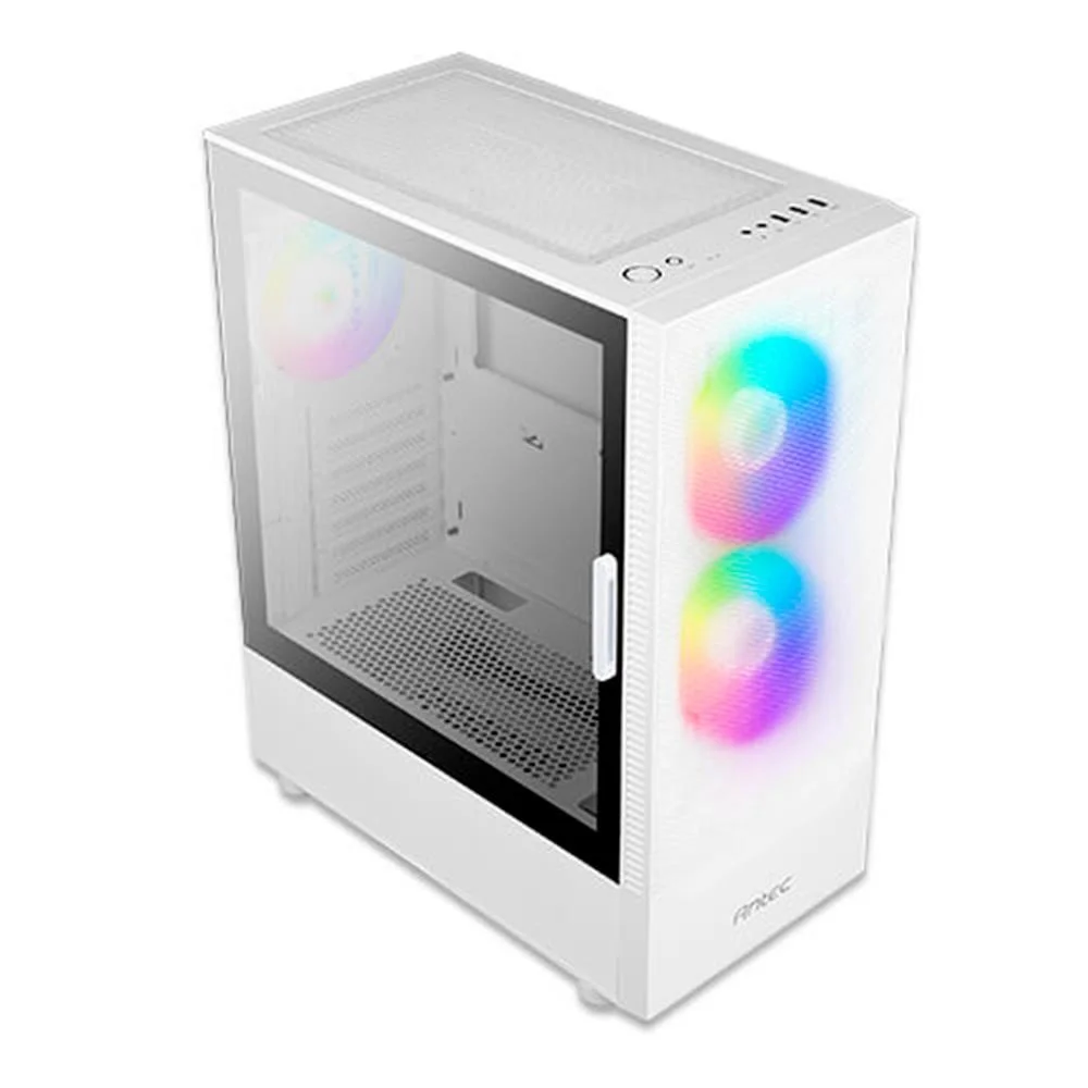 Gabinete Gamer Antec Nx410 V2 Lateral De Vidro Temperado Micro Atx/itx/atx 2 Fans RGB