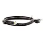 Cabo De Rede Cat5e Plug 90° Graus Para Cima Preto - 5 Metros