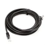 Cabo De Rede Cat5e Plug 90° Graus Para Cima Preto - 5 Metros