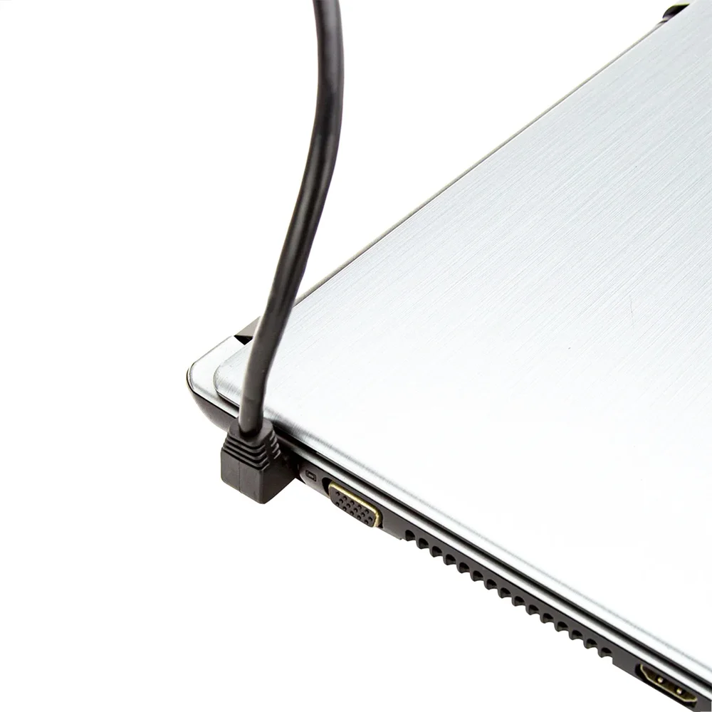 Cabo De Rede Cat5e Plug 90° Graus Para Cima Preto - 5 Metros