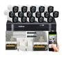 Kit Cftv 16 Cameras Segurança Hd Dvr Intelbras 1116 1tb