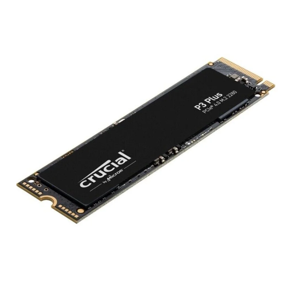 内蔵型SSD Crucial P3plus 2TB 3D NAND NVMe4.0 PCIe Crucial, SSD P3 Plus 2TB NVMe M.2 2280 (Leitura até 5000MB/s e