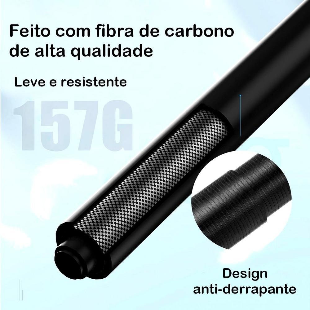 Bastão De Selfie Fibra De Carbono 2.9 Metros Para Câmeras De Ação
